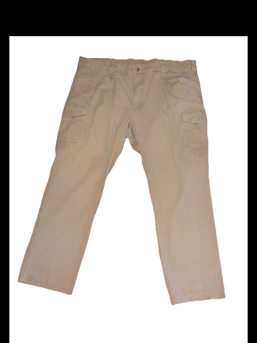 Noble Outfitters Men’s Tan Canvas Work Pants Size 46 X 32
